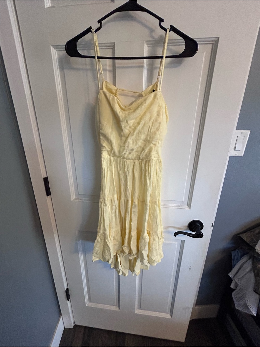 Society Cream Spaghetti Strap Dress